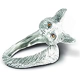 Vagabond House Fox Napkin Ring - Single Ring, Rustic English Pewter Metal Design, Ideal for Linen Napkin Rings, Natural Napkin Rings, Rustic Rings