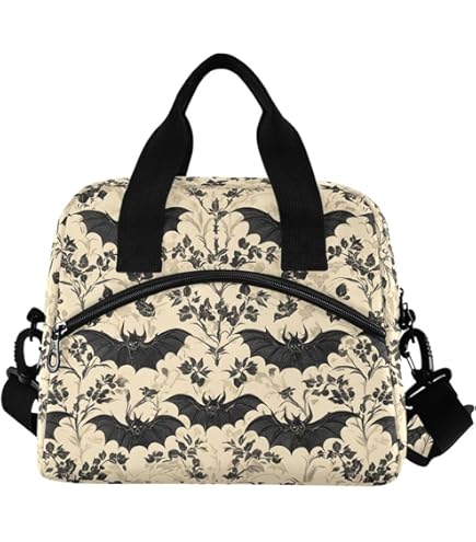 Bolsa Almuerzo Diseño Flor Puntada Famliihw Bolsa De Almuerzo Con Aislamiento Térmico Reutilizable Para Hombres Y Mujeres, Para Trabajo, Viajes, Picnic, Senderismo Bolsa Tela Algodón Lavable