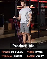 Fitense Resistance Bands - Pull Up Bands 30-50LBS
