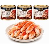 Premium King Crab Meat - Red King Crab Legs Snack Wild Caught, High-Protein, Low Fat, Zero Carbs (390g/13.7oz)