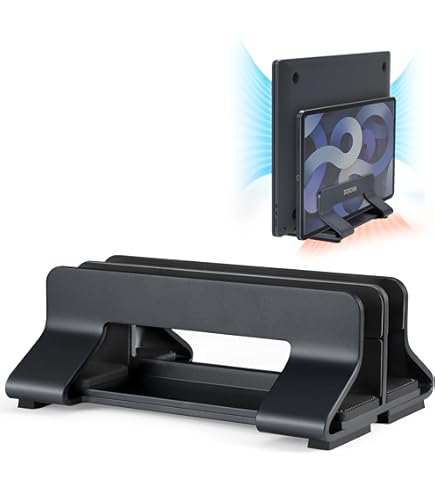 Multiple Laptop Docking Station, Multiple Laptop Stand, Upright Laptop Stand, Triple Laptop Holder For Desk, Laptop Dock - View #2