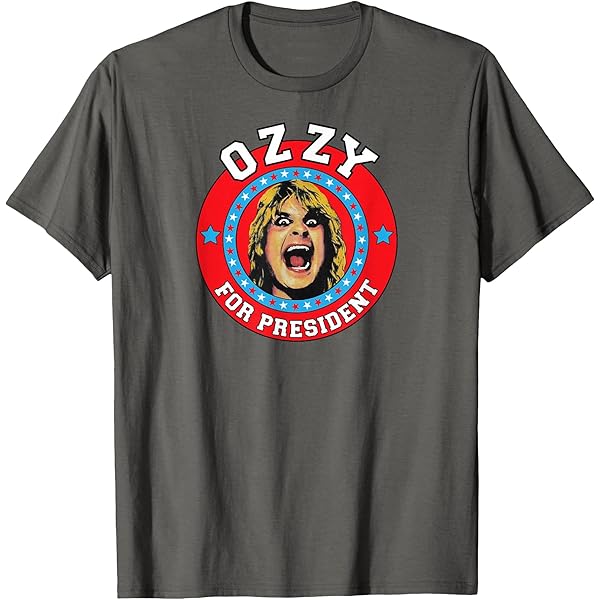 Amazon.com: Ozzy Osbourne - Ozzy for President T-Shirt Small