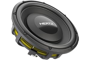 HERTZ Mille Pro Shallow MPS 250 S4 Shallow 10 in. (250mm) 4Ω SVC Subwoofer incl. Grille