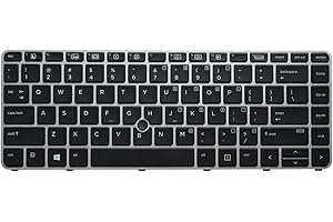 AUTENS Replacement US Keyboard (1 Year Warranty) for HP EliteBook 745 G3 / 745 G4 / 840 G3 / 840 G4 / 848 G3 Laptop with Poin