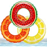 3 Pack Inflatable Pool Floaties for Adults,Cute Swimming Rings Floaties,Swim Float Tube Rings Inflatable Float,Perfect as Poo
