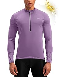 Men's Cycling Jersey Moisture Wicking Long Sleeve