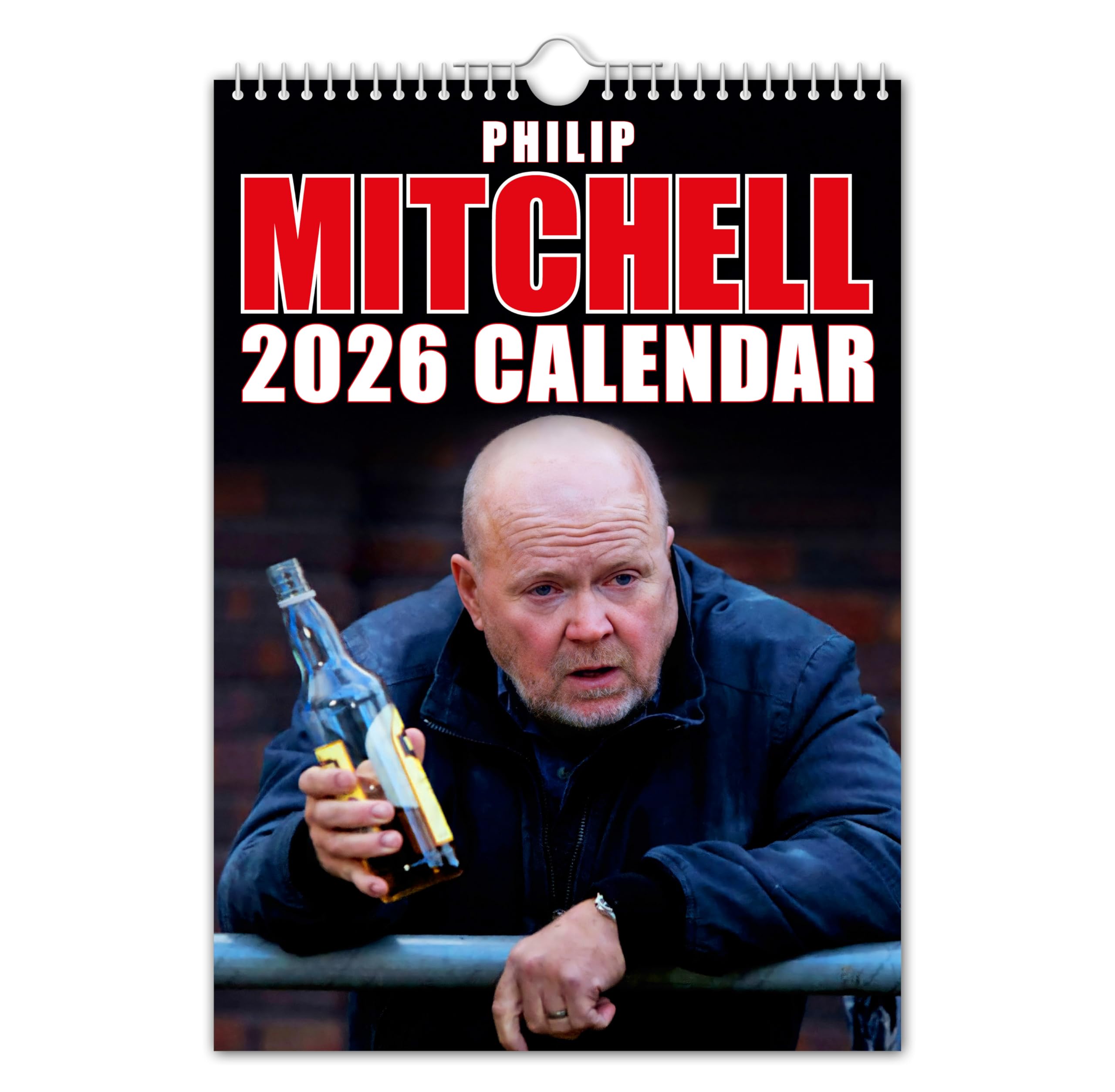 The Calendar King // Phil Mitchell - 2026 Wall Calendar (Full Colour, A4 Size)