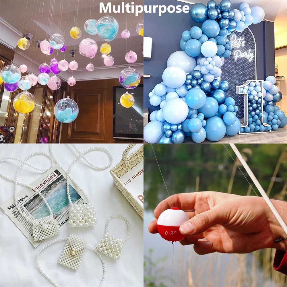 Fishing Wire, 1640 ft Clear Fishing Line, Strong Invisible String for Hanging Decorations, Balloons, Crafts, Jewelry Making, Beading, Bracelets and Necklaces