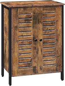 HOOBRO Armario Aparador, Armario de Almacenamiento con 2 Puertas de