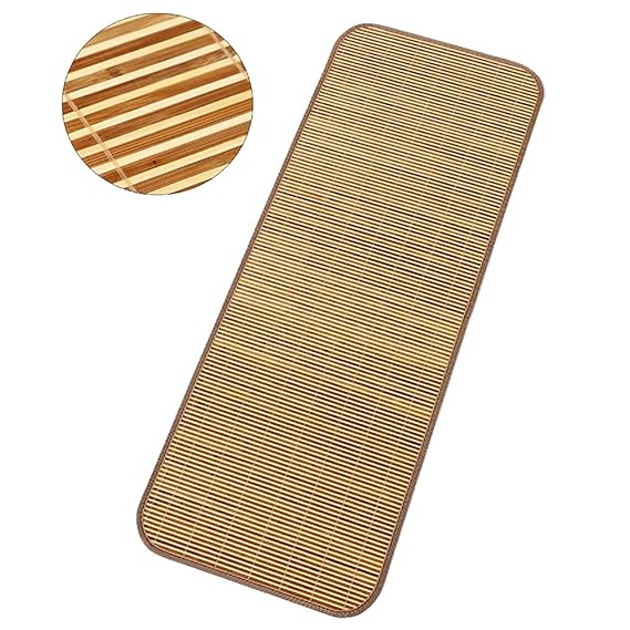 Negaor Natural Bamboo Mat Summer Bamboo Mat Summer Cool Bed Cover for
