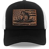 E-Profina Fishing Gifts for Men, Fishing Hat for Dad Husband Grandpa, Adjustable Embroidered Trucker Hat Baseball Cap