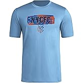 Adidas Mens New York City Fc MLS Short Sleeve T-Shirt