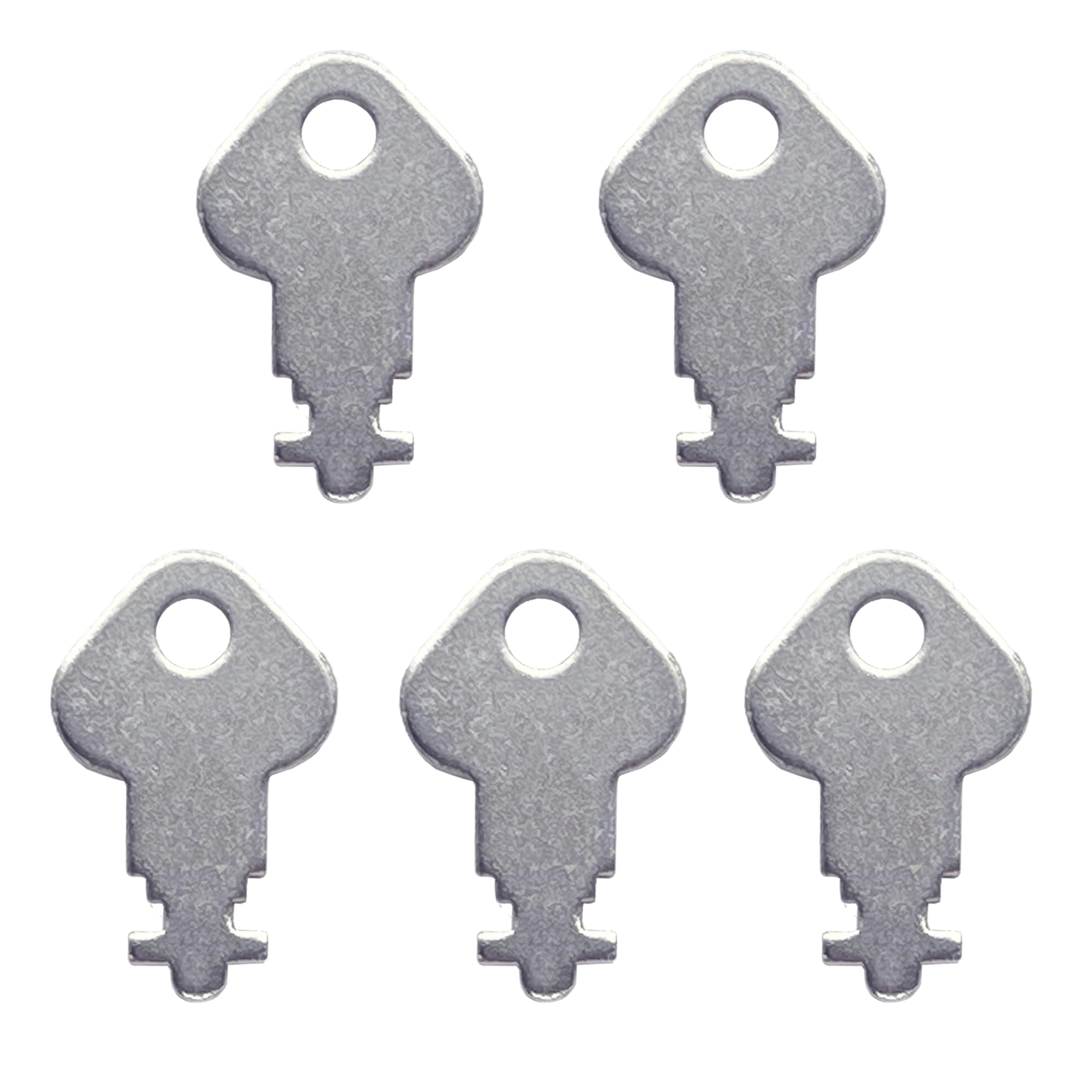 Photo 1 of (5) Universal Metal Skeleton Dispenser Keys for Georgia Pacific Kimberly Clark SCA San Jamar VonDrehle Toilet Tissue, Paper Towel, Hard-Woundand Soap Dispensers (5)