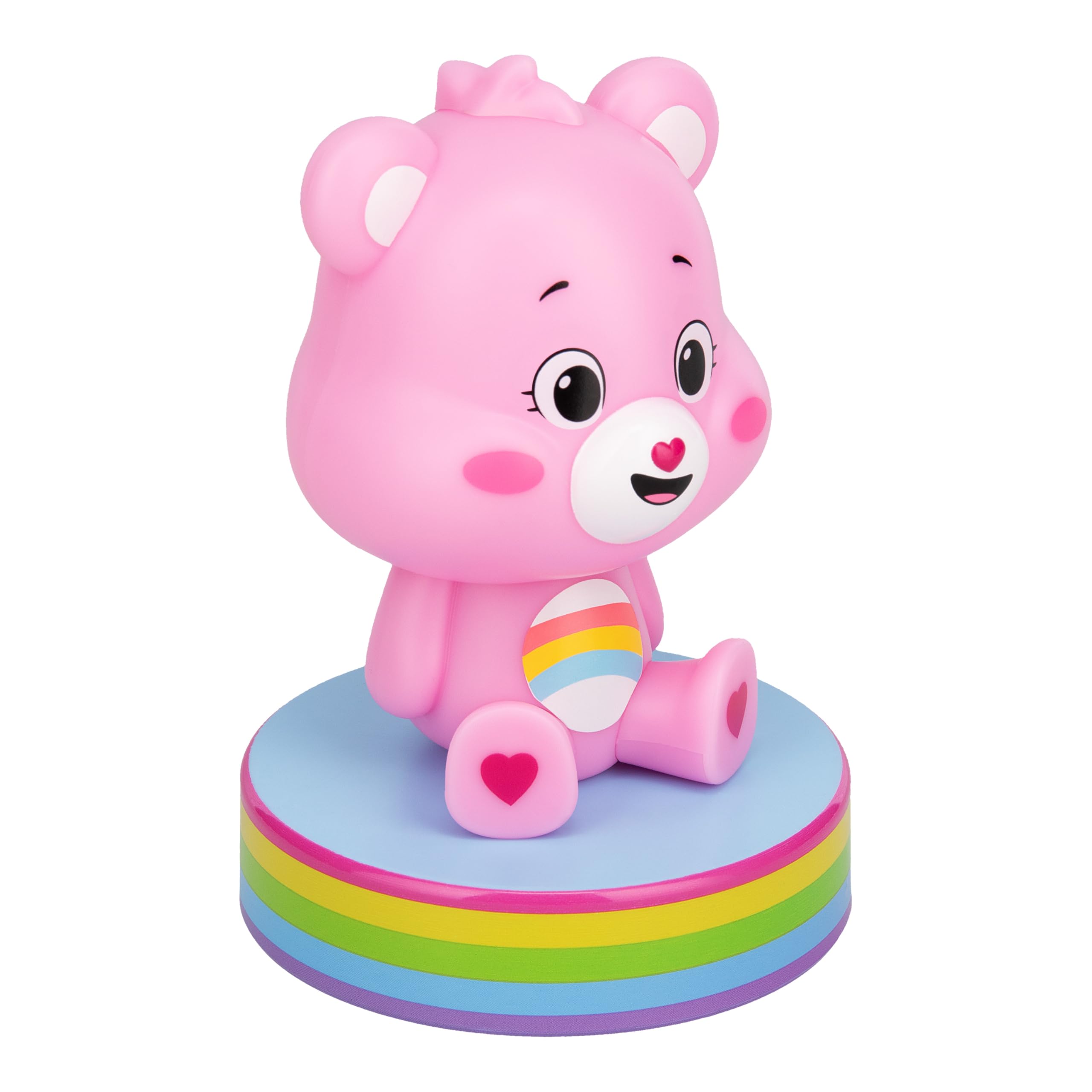 Photo 1 of Paladone Care Bears Pink Cheer Bear Mini Icon Light, Officially Licensed 3D Figurine LED Lamp Collectible for Girls and Women, Bedrooms and Home, Pop Culture Merchandise
