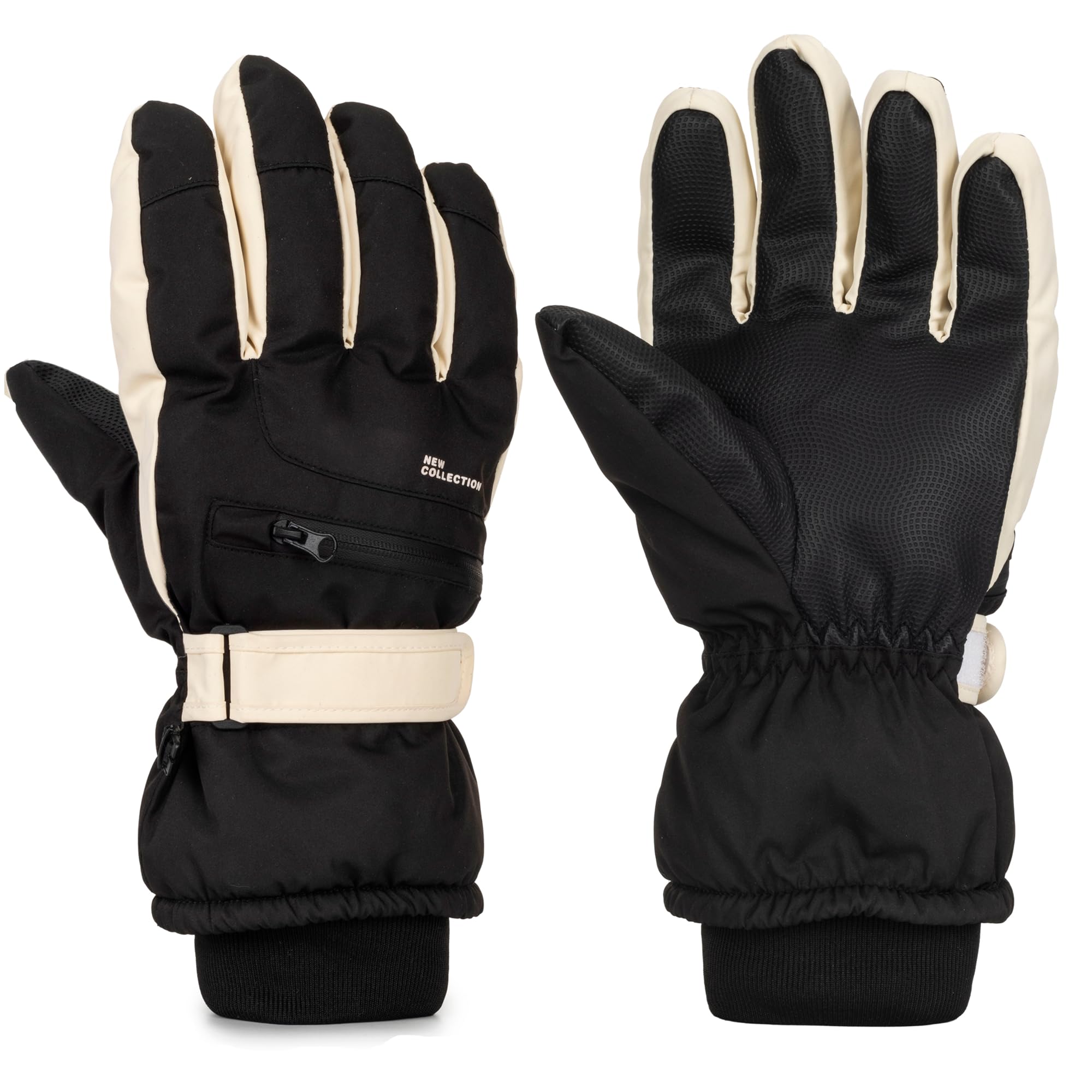 Photo 1 of XuoAz Winter-Ski-Gloves for Men Women Warm Touchscreen-Waterproof-Snow Gloves for Skiing Cycling Driving