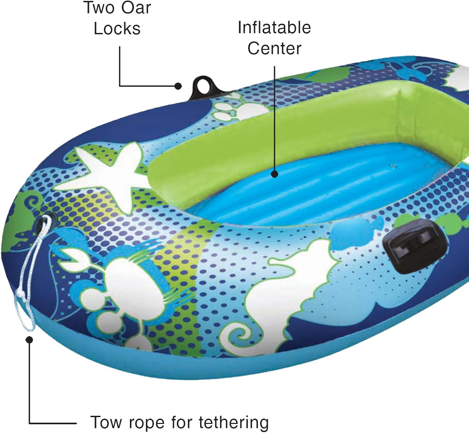 inflatable pool boat