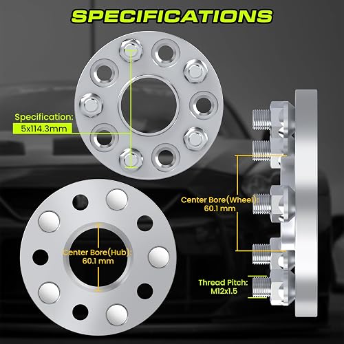 thumbnail image 2 of KSP 1.5" Hubcentric Wheel Spacers – 6x135 – For Ford F150, Expedition, Navigator 2004-2014 – 4pc Set 2 of 6
