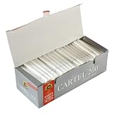 Cartel Carbon Filtered White Cigarette Tubes - 200 Count, 84mm