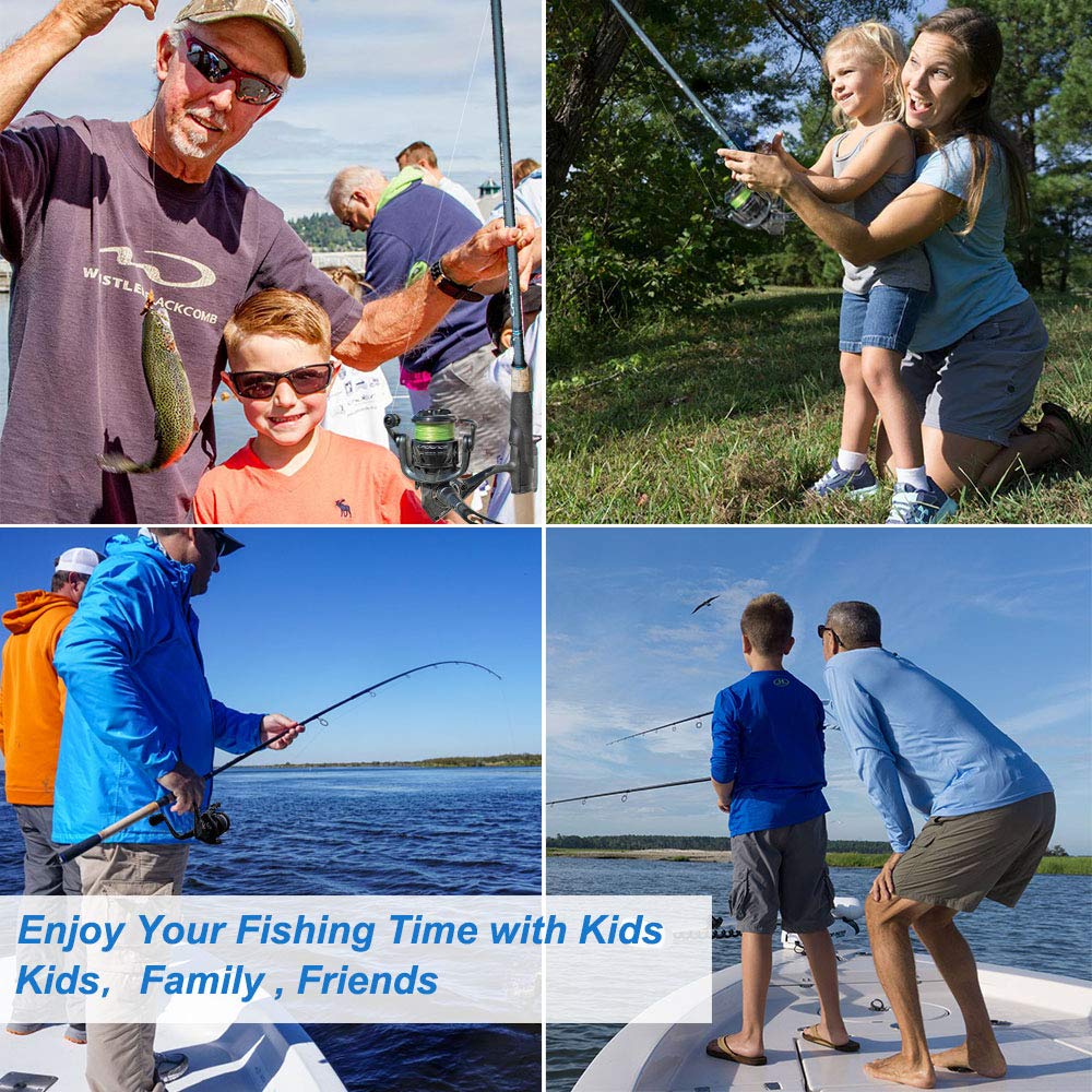 CS5 Spinning Reel, Ultralight Carbon Frame Fishing Reel with 8+1 Corrosion Resistant Bearings Smooth Powerful Fishing Reel Spinning with 20Lb Carbon Fiber Drag & 6.2:1 Gear Ratio Reels (CS5-3000)