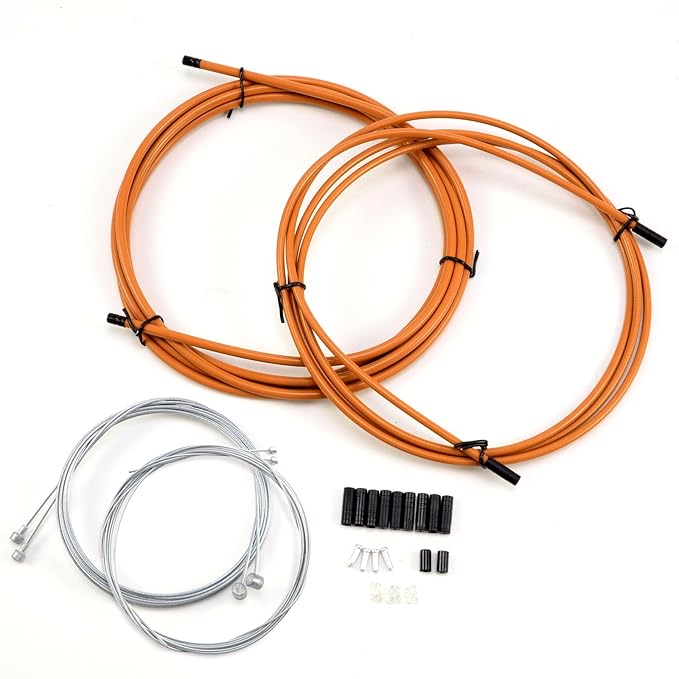 Gear Brake Cable ( Front + Rear ) Set Mountain Bike Road Bike MTB Bicycle Cycle Amazon.co.uk Gear Brake Cable ( Front + Rear ) Set Mountain Bike Road Bike MTB Bicycle Cycle Amazon.co.uk