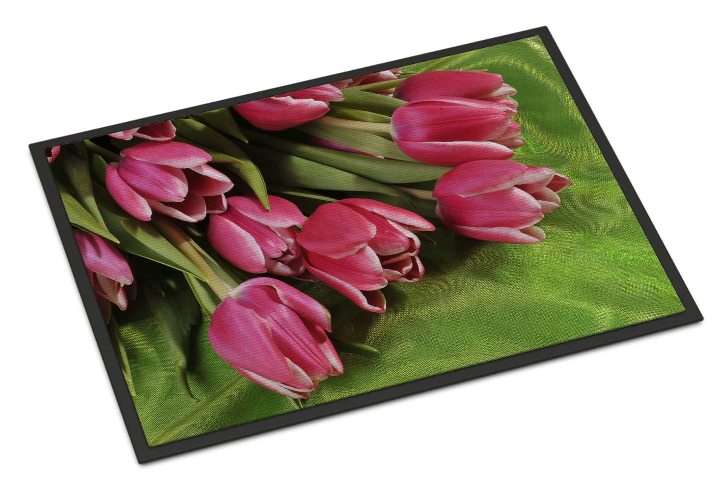 Caroline's Treasures Pink Tulips Indoor or Outdoor Mat 24x36 APH5048JMAT, Multicolor, 24"x36"