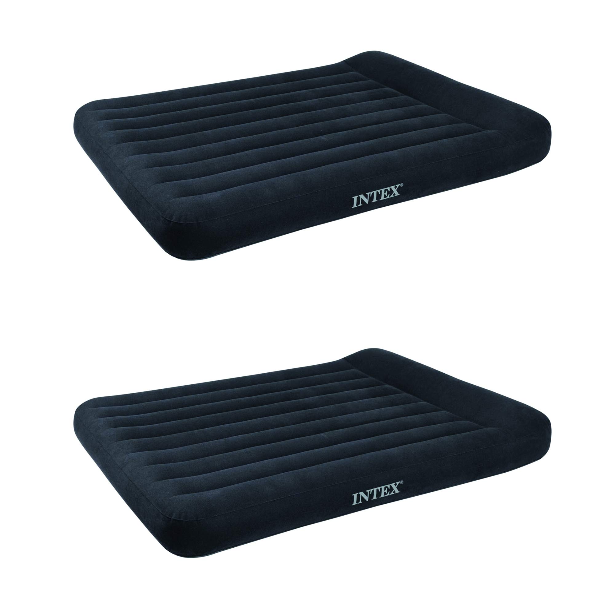 Buy Intex Classic Inflatable Air Mattress Bed w/ Pillow Rest & Pump