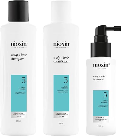 NIOXIN Scalp + Hair Thickening System 3 Loyalty Kit 300ml 300ml 100ml