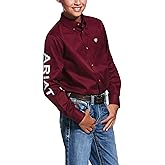 Ariat Boys Team Logo Twill Classic Fit Shirt
