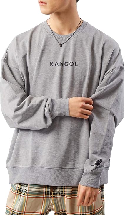 Amazon トップイズム Kangol カンゴール 別注 トレーナー メンズ スウェット カットソー ビッグシルエット オーバーサイズ ビッグ トレーナー トレーナー パーカー 通販