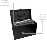 Cathedral Products A4+ Steel File Box with Starter Pack of 5 Suspension Files view 5