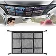 SKUNTUGUANG Car Cargo Net for Suv, Car Ceiling Storage Net, Car Roof Ceiling Net, Used to Store Tents, Quilts, Toys and Sundr