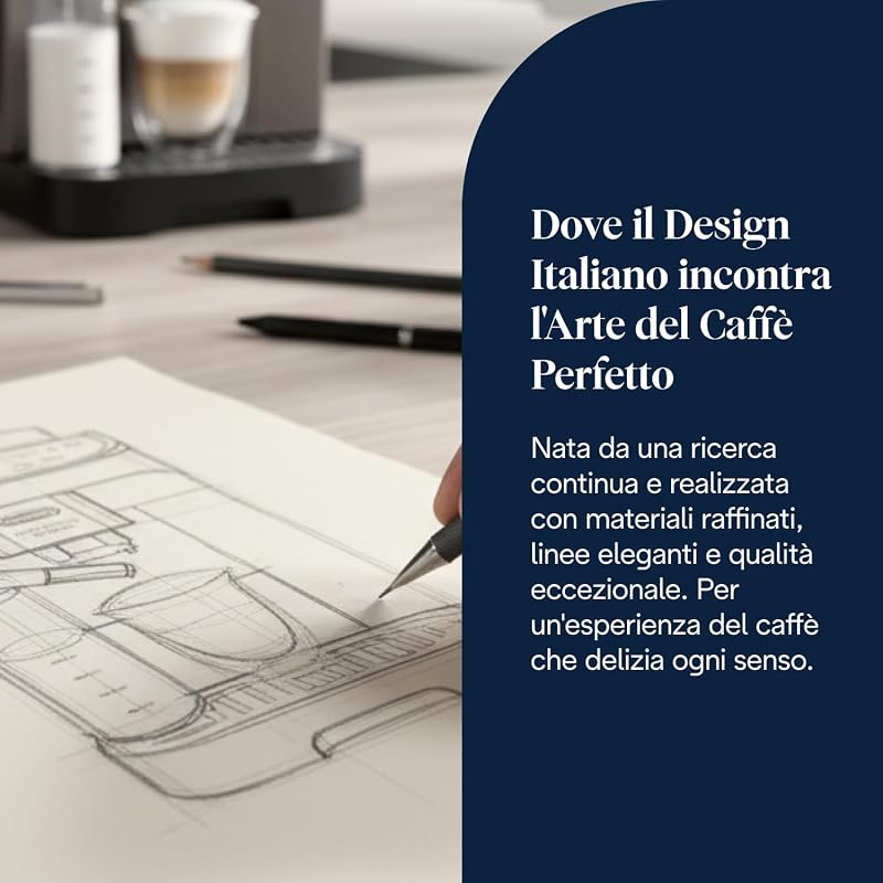 Magnifica Evo Next ECAM312.80.TB, Macchina Caffè Automatica con Monta Latte Automatico, Macchina Caffè Chicchi per Caffè e Cappuccino con Display Touch Intuitivo, 1450W, Nero/Titanio