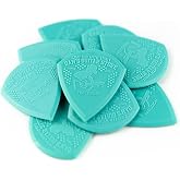 Dan's Guitar Store - Precision Pick - 10-Pack - Grippy Precision High-Visibility Plectrums for Professionals