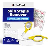 Premium Sterile Staple Removal Kit - Includes Staple Remover, PVP &amp; Alcohol Prep Pads, Gauze Sponge | Single-Use Staple Removal Tool