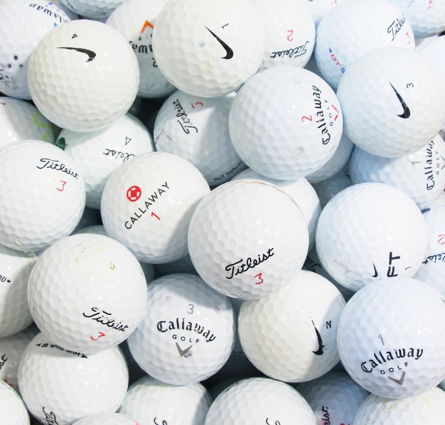 Second Chance Assorted Brand Lake Golf Balls Grade B Amazon Co Uk