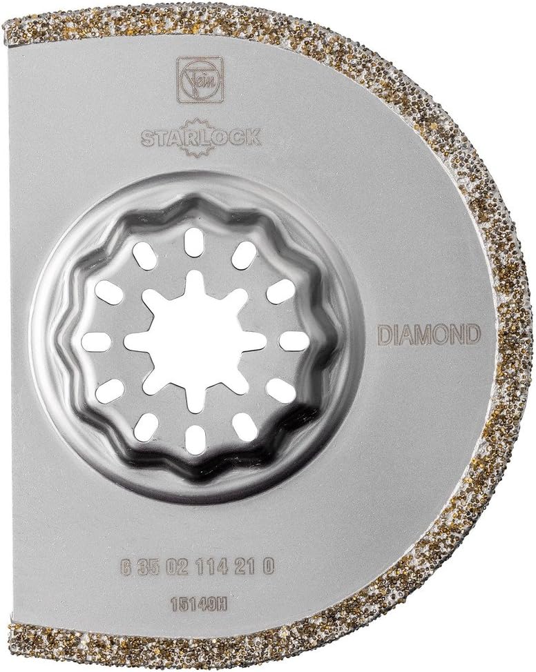 FEIN 63502114210 Segmented Diamond Tipped Saw Blade, Colour Coded, 3 x 3/32"