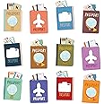 Junkin 60 Pieces Travel the Map Passports Mini Accents Passports Cutouts World Travel Bulletin Board Decorations for School Office Home Nursery Teacher Party Classroom Decor (Passport)