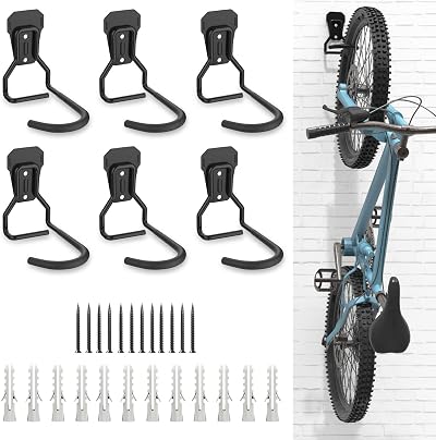 Housolution Bike Wall Mount 2 Pack Heavy Duty Steel Bicycle Hanger Rack