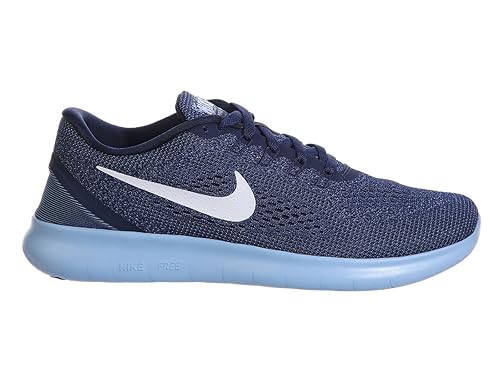 nike free rn navy blue running shoes