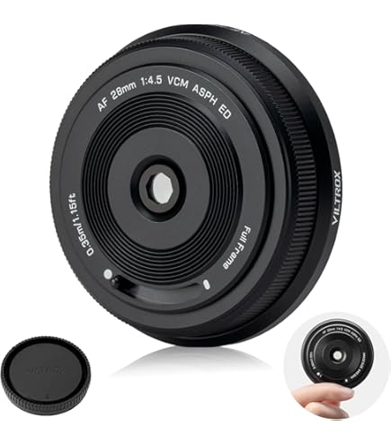 Amazon.com : Viltrox AF 28mm F4.5 Full Frame Pancake Lens