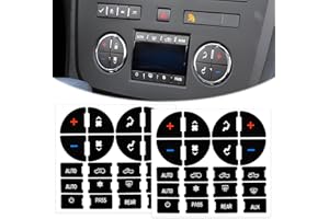 2 Pack AC Dash Button Repair Kit, Best for Fixing Ruined Faded A/C Control Buttons, Compatible with Chevy, Car SUV Van Truck 