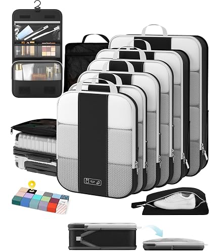 XIEXIESHER Bolsa De Almacenamiento Autocomprimible Grande (52x42x30 Cm) - Organizador Que Ahorra Espacio Para Edredones, Mantas Y Ropa, Color Albaricoque, Satinado Y Duradero