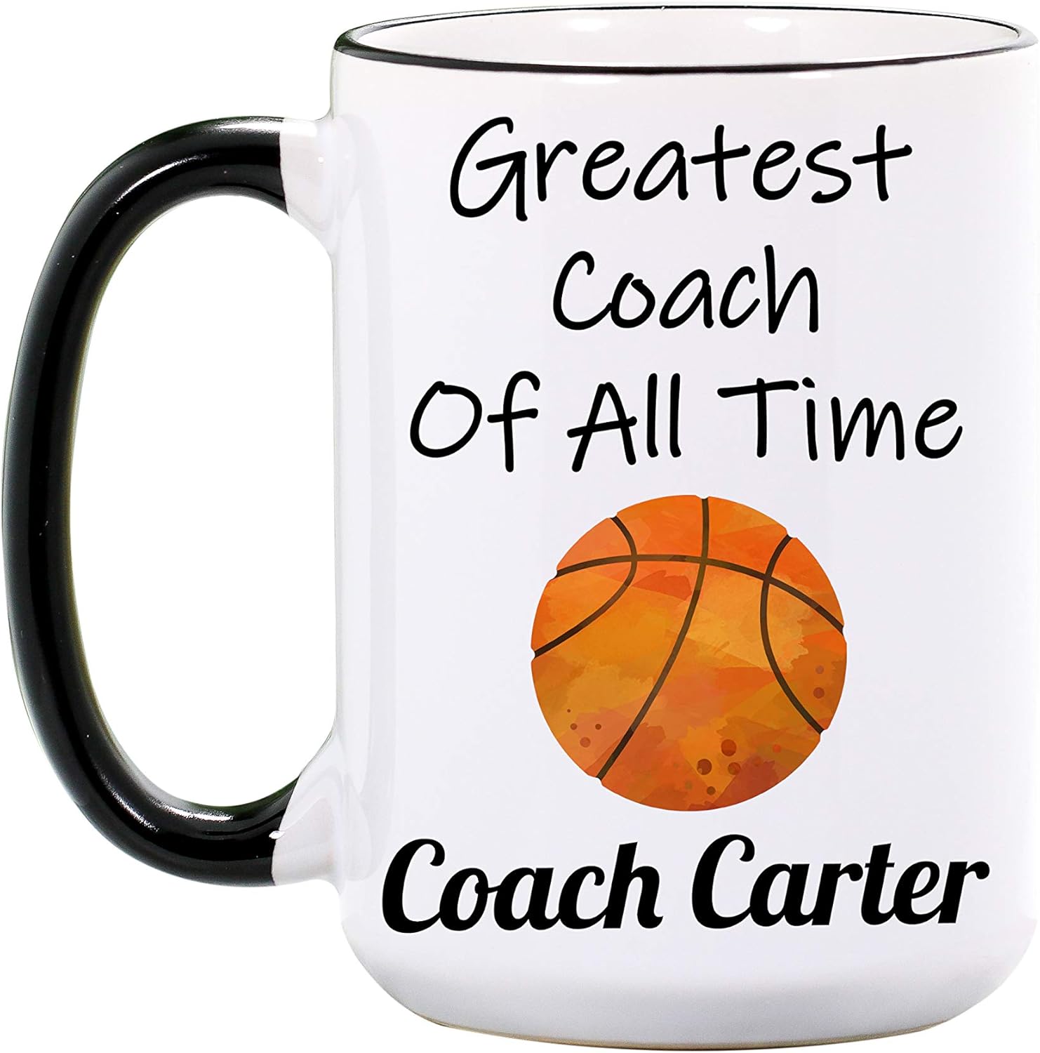 Basketball Coach Mug Personalized Large 15 oz or 11 oz