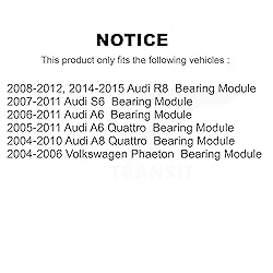 Kugel Front Wheel Bearing And Hub Assembly Pair