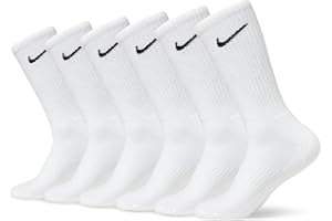 Nike Unisex Adult Everyday Cushioned Training Crew Socks (6-Pack)