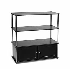 Convenience Concepts Highboy Stand for Flat Panel TV's Up to 37-Inch, Black