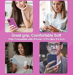 Vooii for iPhone 11 Pro Max Case, Soft Liquid