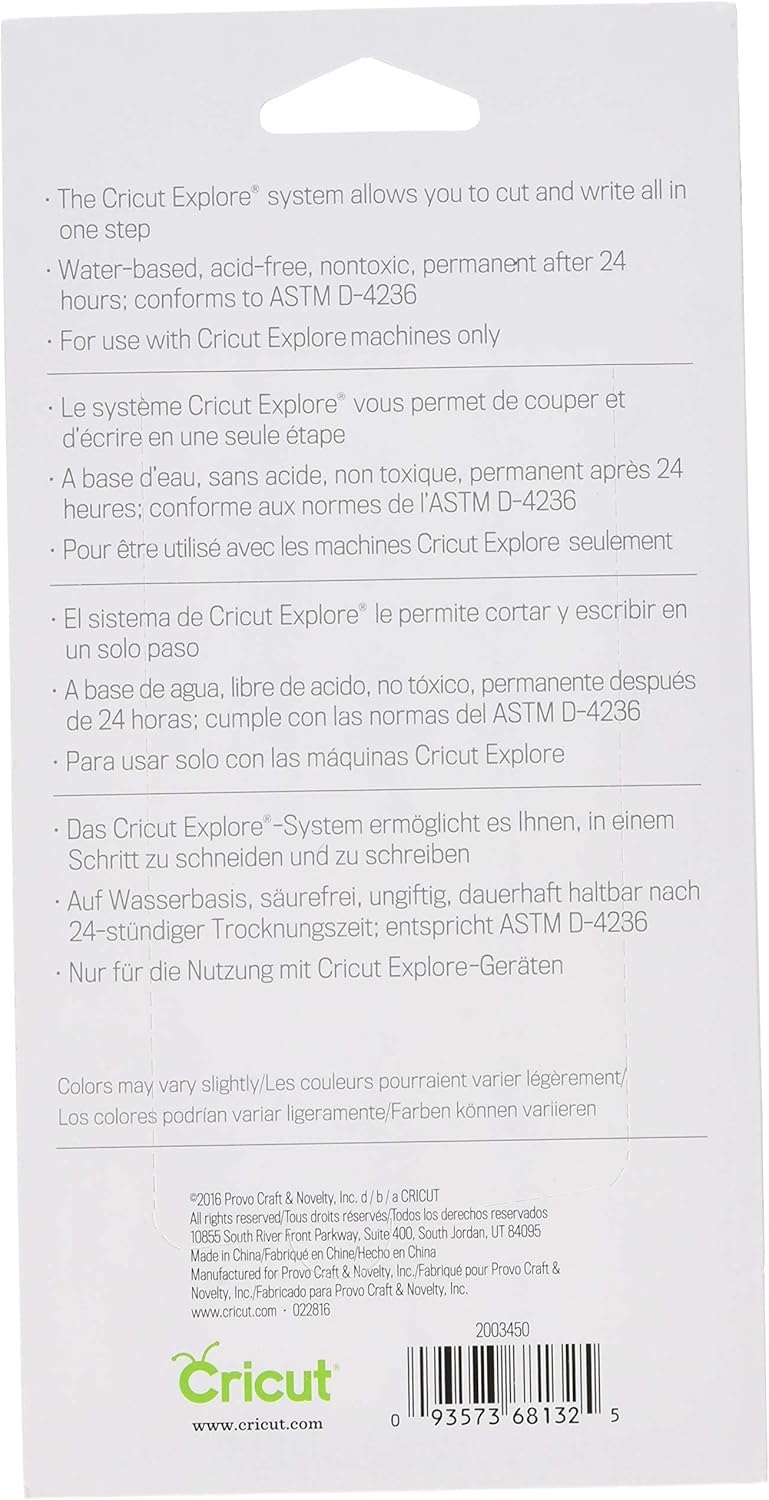 Cricut Color Antiquity fine Point Pen Set, Multi-Colour, Set of 5, 1.27 x 10.16 x 20.32 cm - Image 4