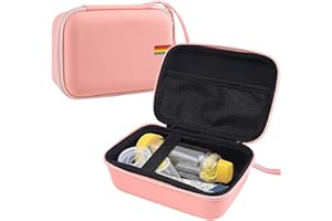 Leayjeen Portable Suitcase is Compatible with other Accessories such as Asthma Inhaler, Masks,Inhaler Spacer for Kids and Adults.(Case Only)