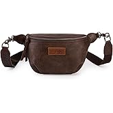 Wrangler Crossbody Bags for Women Large Fanny Packs Bum Bag Travel Belt Bags Sling Purse WG82-194CF